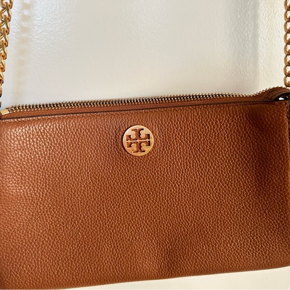 Tory Burch Handbags - Tory Burch brown wallet crossbody bag. Excellent condition.
